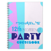 Teth of the Monster 12th Birthday Party Guestbook Notitieboek (Voorkant)