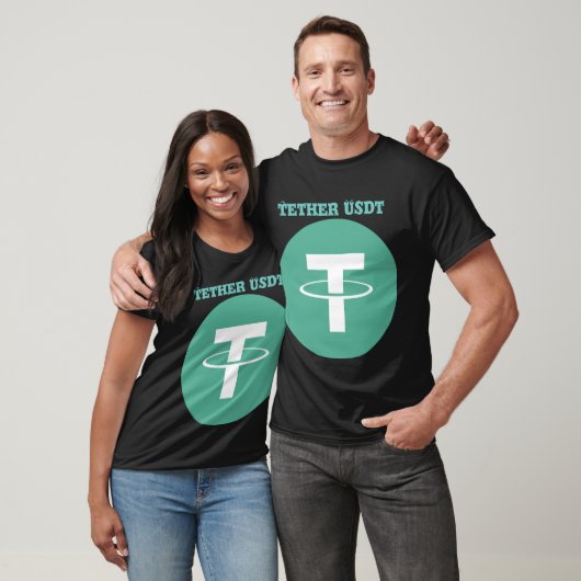 Tether USDT Cryptocurrency Logo T-Shirt - Invest (Unisex)