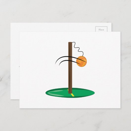 Tetherball Briefkaart (Voorkant / Achterkant)