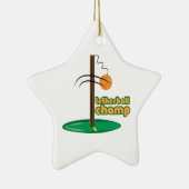 Tetherball Champ Keramisch Ornament (Rechts)