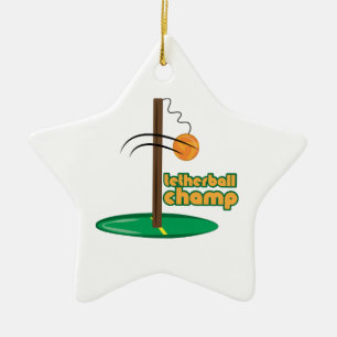 Tetherball Champ Keramisch Ornament