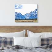 Teton 6976 canvas afdruk (Insitu (Slaapkamer))