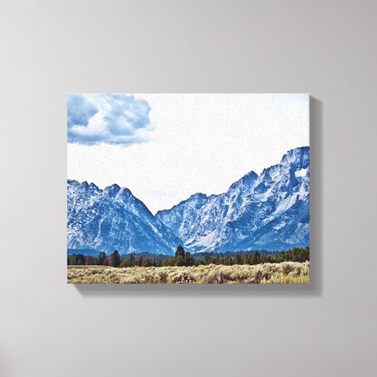 Teton 6976 canvas afdruk (Voorkant)