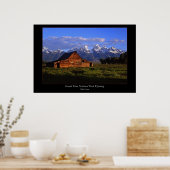 Teton Barn #1 Poster (Keuken)