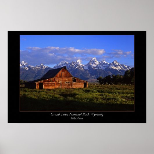 Teton Barn #1 Poster (Voorkant)