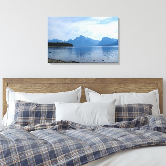 Teton Beauty Canvas Afdruk (Insitu (Slaapkamer))