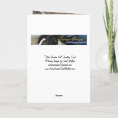 Teton bereikt Wenskaart van wilde paarden (Achterkant)