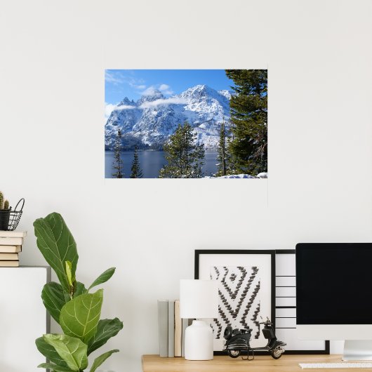 Teton Mountain Range Poster (Thuiskantoor)