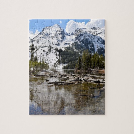 Teton Mountain Stream Reflections - 8x10 - 110 pcs Legpuzzel (Verticaal)