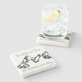 Teton National Park Stone Onderzetter