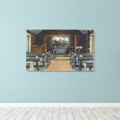 Teton National Park, WY - The Alter Canvas Afdruk (Insitu (Houten vloer))