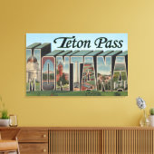 Teton Pass, Montana Canvas Afdruk (Insitu (Woonkamer))