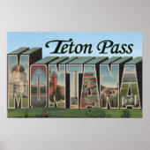 Teton Pass, Montana Poster (Voorkant)