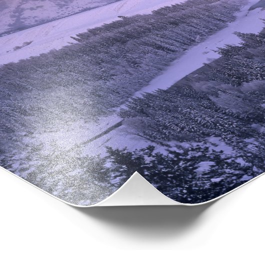 Teton Range from Snake River Overlook, Grand Foto Afdruk (Hoek)