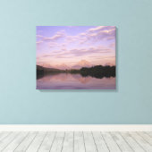Teton Range gereflecteerd op de Snake River. Grand Canvas Afdruk (Insitu (Houten vloer))