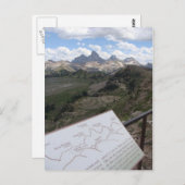 Teton Range Postcard Briefkaart (Voorkant / Achterkant)