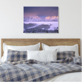 Teton Range vanaf Snake River Overlook, Grand Canvas Afdruk (Insitu (Slaapkamer))
