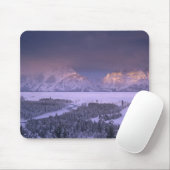 Teton Range vanuit Snake River Overlook, Grand Muismat (Met muis)