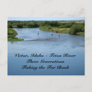 Teton River, Idaho Briefkaart