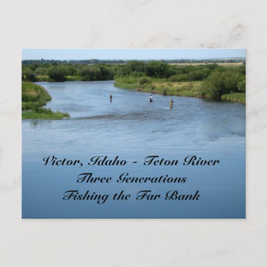 Teton River, Idaho Briefkaart (Voorkant)