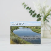 Teton River, Idaho, Paradise PC voor vissers Briefkaart (Staand voorkant)