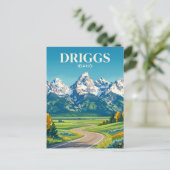 Teton Scenic Byway Idaho Briefkaart (Staand voorkant)