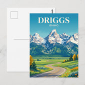 Teton Scenic Byway Idaho Briefkaart (Voorkant / Achterkant)