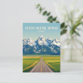 Teton Scenic Byway Idaho Briefkaart (Staand voorkant)