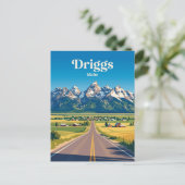 Teton Scenic Byway Idaho Briefkaart (Staand voorkant)
