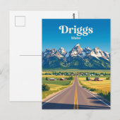 Teton Scenic Byway Idaho Briefkaart (Voorkant / Achterkant)