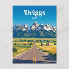 Teton Scenic Byway Idaho Briefkaart