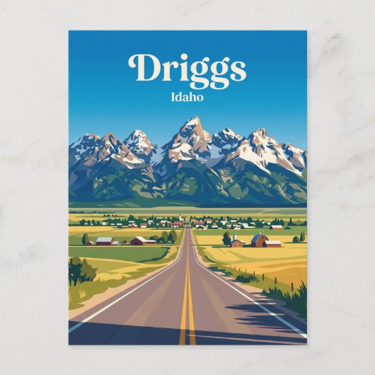 Teton Scenic Byway Idaho Briefkaart (Voorkant)