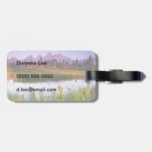 Teton Sunrise Bagagelabel (Achterkant horizontaal)