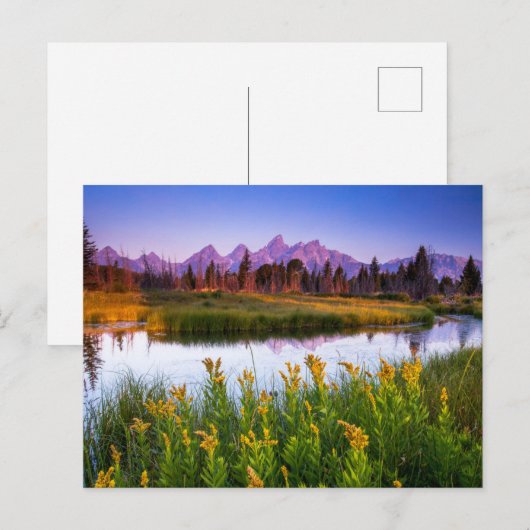 Teton Sunrise Briefkaart (Voorkant / Achterkant)