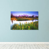 Teton Sunrise Canvas Afdruk (Insitu (Houten vloer))