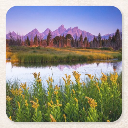 Teton Sunrise Kartonnen Onderzetters (Voorkant)