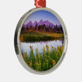 Teton Sunrise Metalen Ornament (Rechts)