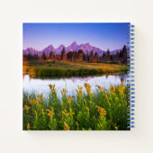 Teton Sunrise Notitieboek (Achterkant)