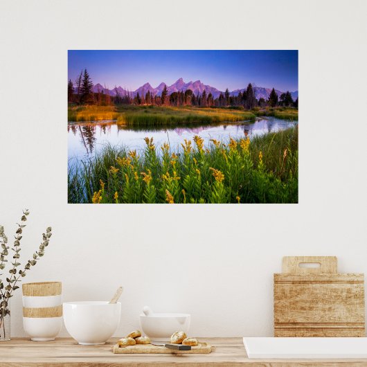Teton Sunrise Poster (Keuken)