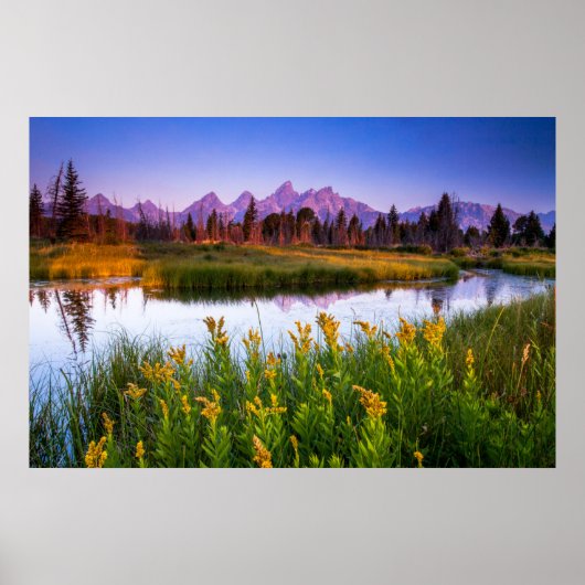 Teton Sunrise Poster (Voorkant)