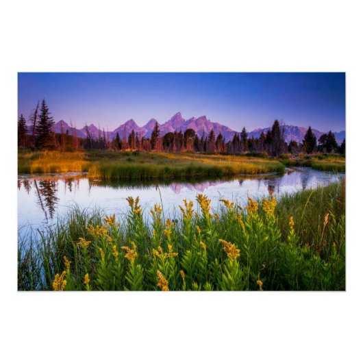Teton Sunrise Poster (Voorkant)