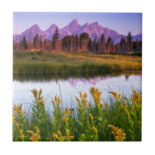 Teton Sunrise Tegeltje (Voorkant)