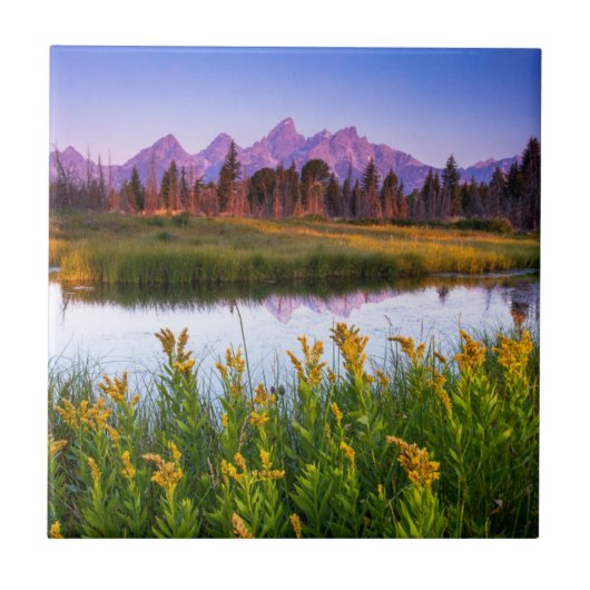 Teton Sunrise Tegeltje (Voorkant)