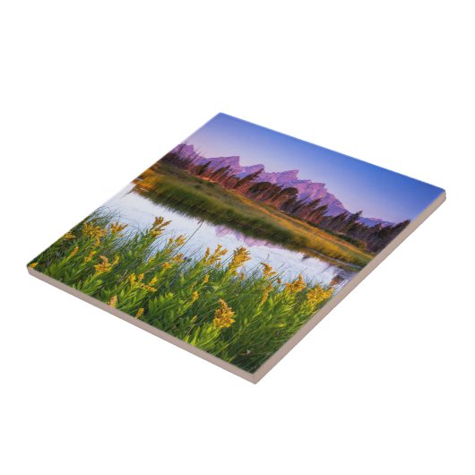 Teton Sunrise Tegeltje (Zijkant)