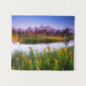 Teton Sunrise Wandkleed (Voorkant (horizontaal))