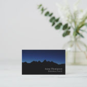 Tetonblauw visitekaartje (Staand voorkant)