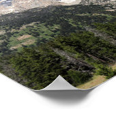 Tetongebergte in het natuurpark Grand Teton Poster (Hoek)