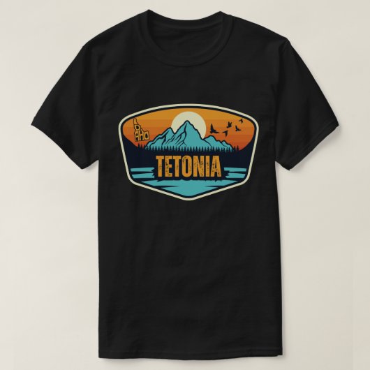 Tetonia, Idaho T-shirt (Design voorkant)