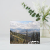 tetonpas, Teton Pass, Jackson, WY Briefkaart (Staand voorkant)
