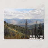 tetonpas, Teton Pass, Jackson, WY Briefkaart (Voorkant)